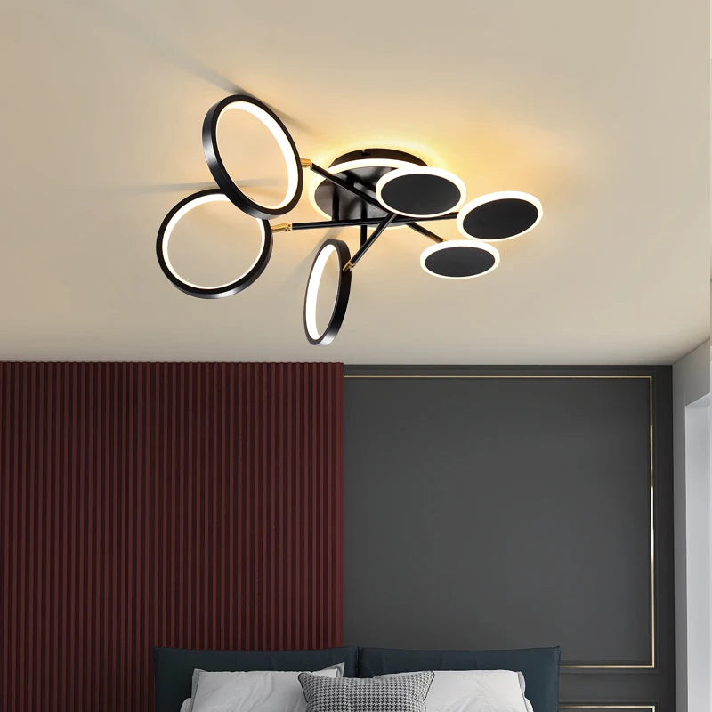 lustre créatif led pour décoration intérieure moderne - vue 6 sur 15