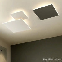 plafonnier led carré moderne pour décoration intérieure élégante