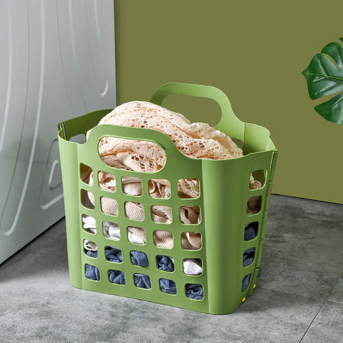 panier à linge pliable mural pour rangement de vêtements - vue 4 sur 9