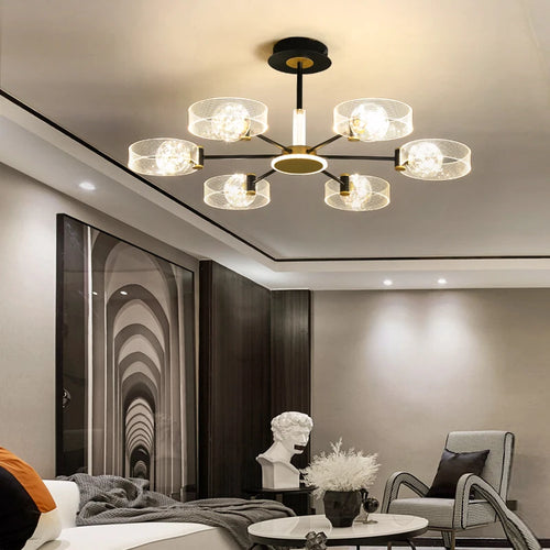 lustre led design pour intérieur moderne et élégant - vue 5 sur 10