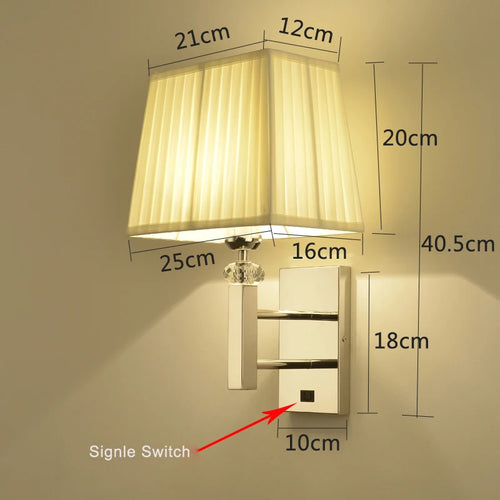 applique murale led moderne en acier inoxydable pour décoration intérieure - vue 9 sur 8