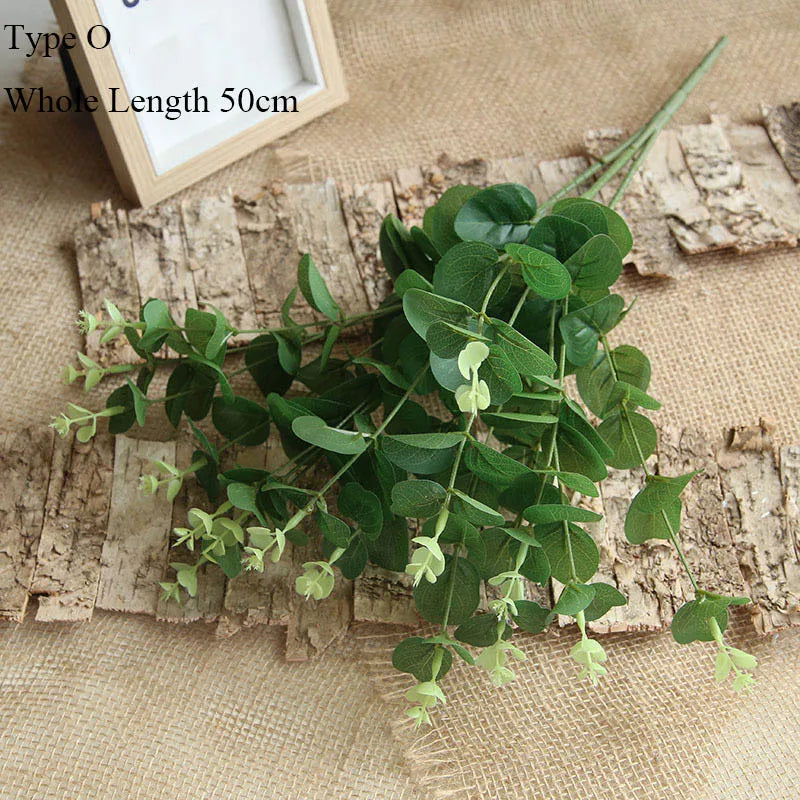 branche d eucalyptus artificielle feuillage décoratif rétro et élégant - vue 10 sur 10