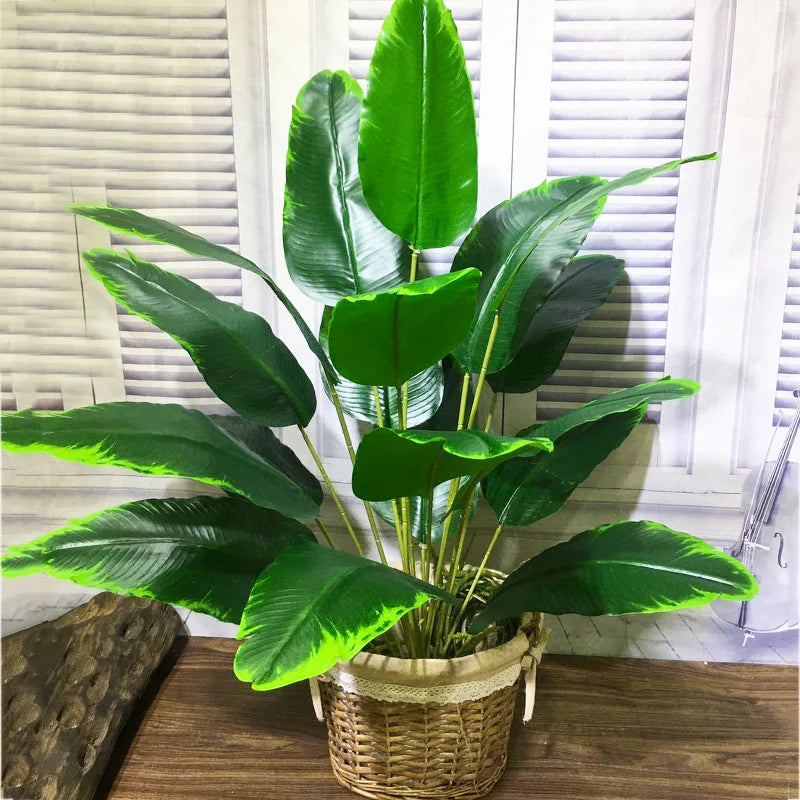 plantes artificielles tropicales feuilles de palmier pour décoration intérieure - vue 1 sur 7