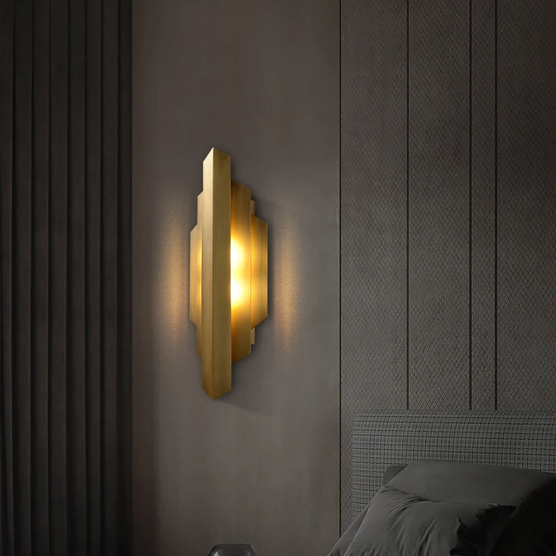applique murale en cuivre design moderne luxe intérieur - vue 4 sur 7