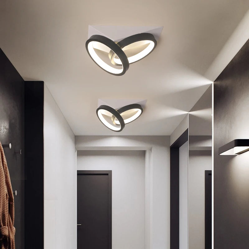 plafonnier led créatif design nordique pour décorer votre foyer - vue 4 sur 9