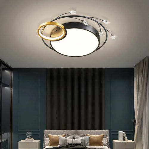 plafonnier moderne led pour décoration intérieure nordique - vue 4 sur 14