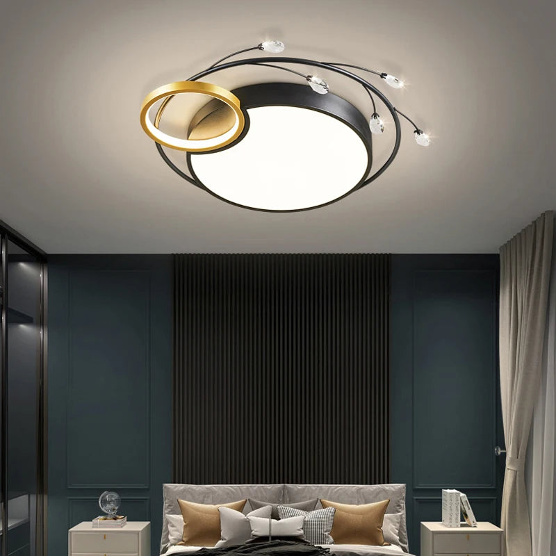 plafonnier moderne led pour décoration intérieure nordique - vue 4 sur 14