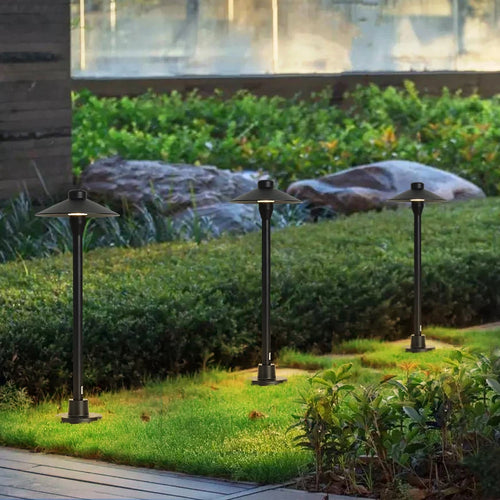 Lumières de pelouse lumières extérieures LED moderne en aluminium étanche IP54 Villas paysage lumières cour pelouse paysage éclairage de jardin - vue 5 sur 8
