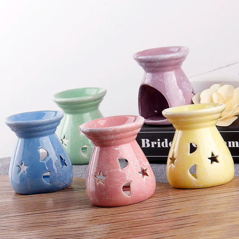 bougie aromathérapie brûleur dhuile essentielle pour détente et décoration - vue 5 sur 13