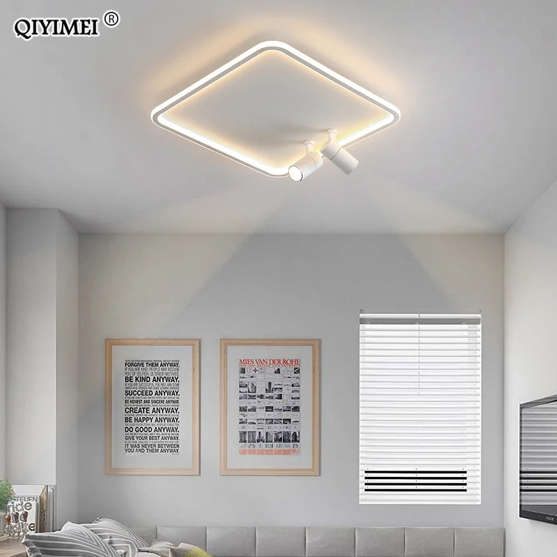 lustre led moderne pour intérieur décoration lumière projecteur - vue 5 sur 16