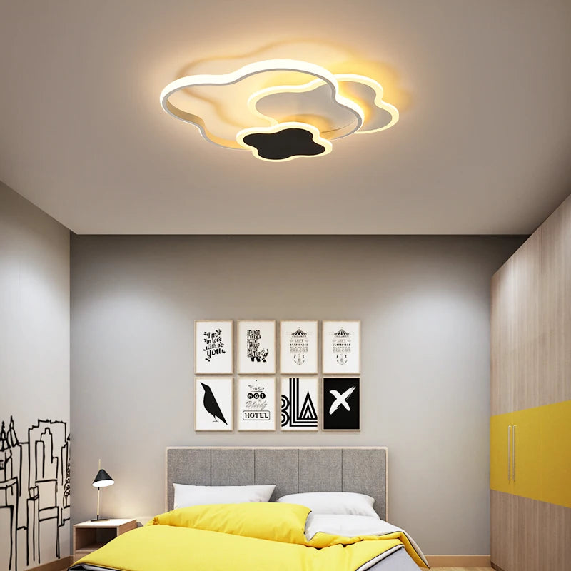 plafonnier en aluminium décoratif pour intérieur lumineux et élégant - vue 3 sur 10