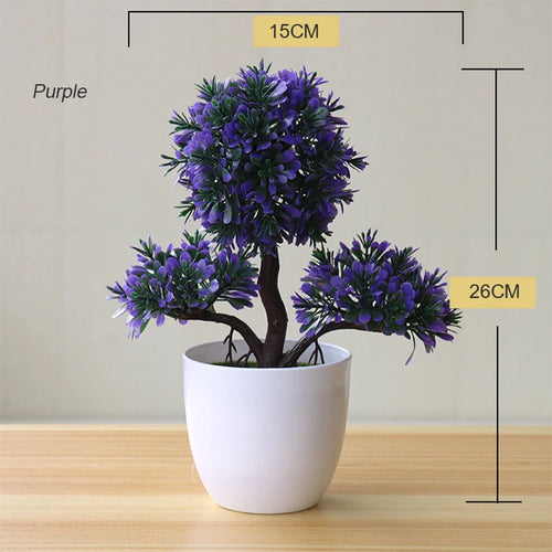 plante artificielle en pot pour décoration de bureau et jardin - vue 9 sur 45