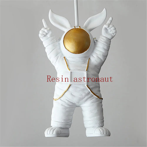 plafonnier led nordique avec astronaute et ballons pour enfants - vue 5 sur 28