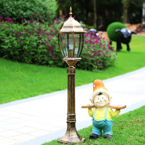 lampe de rue décorative étanche pour extérieur jardin parc villa - vue 3 sur 10