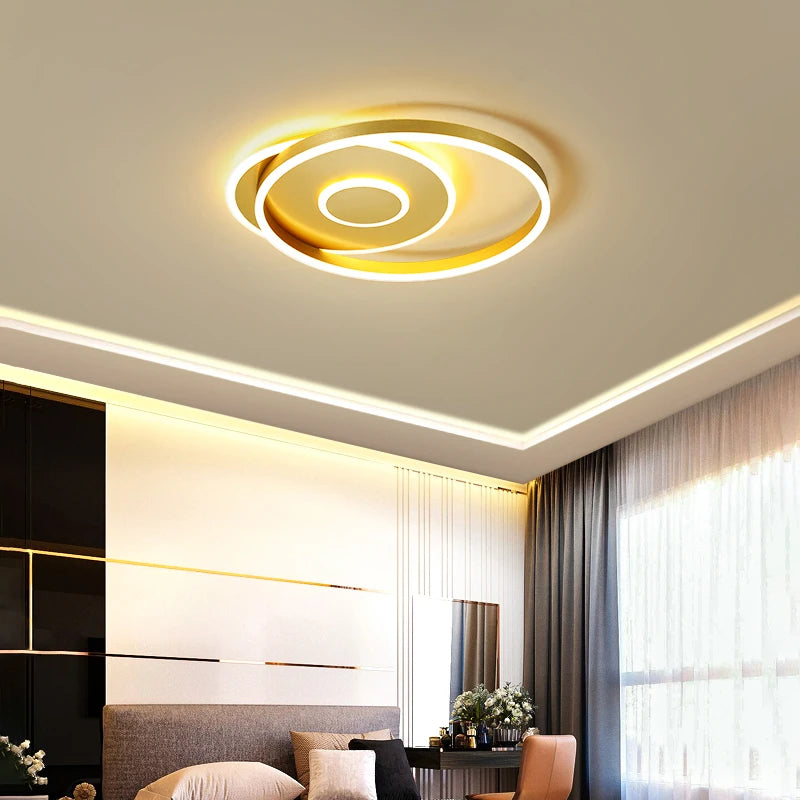 plafonnier led ultra fin pour décoration intérieure élégante - vue 4 sur 14
