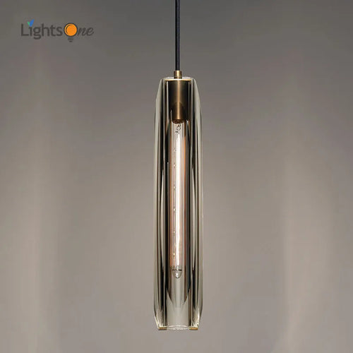 Suspension en cristal de luxe postmoderne entièrement en cuivre - vue 3 sur 6