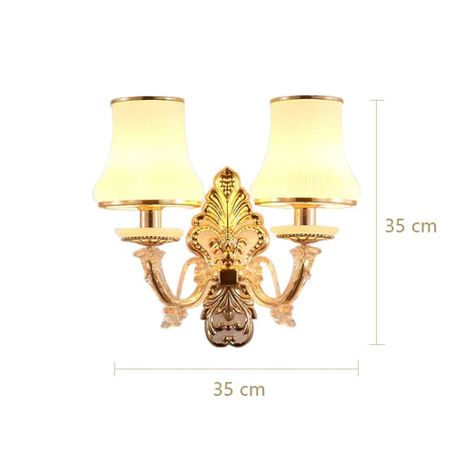applique murale à led design nordique en verre pour intérieur décoratif - vue 8 sur 9