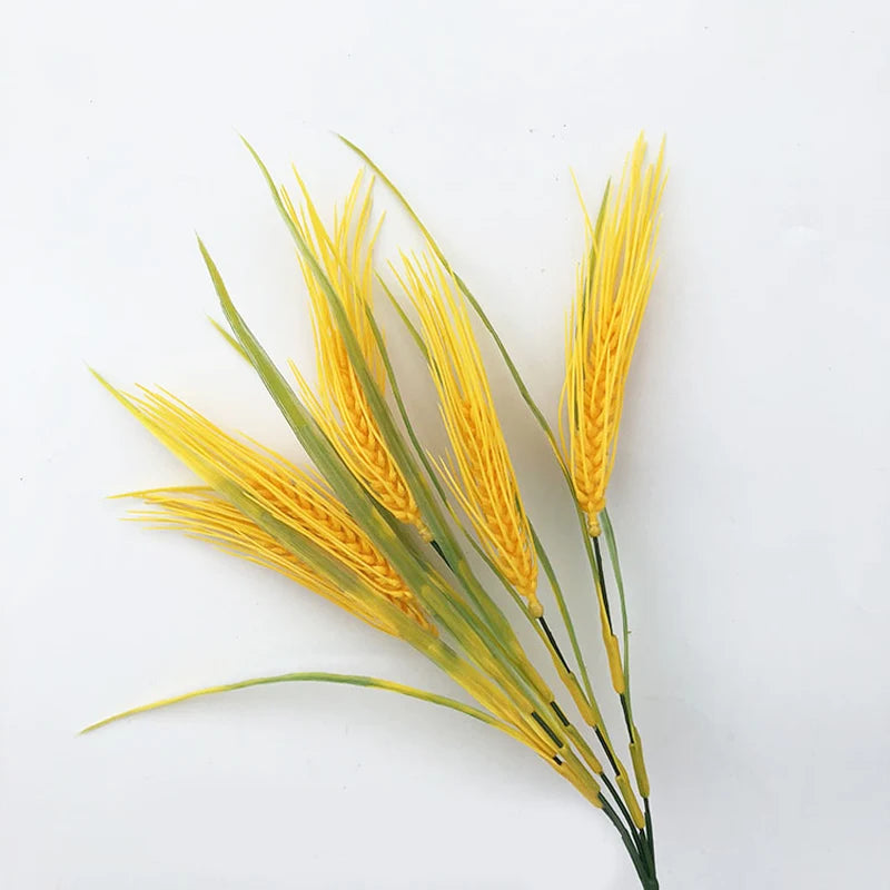 bouquet de fleurs artificielles épis de blé pour décoration automnale - vue 9 sur 10