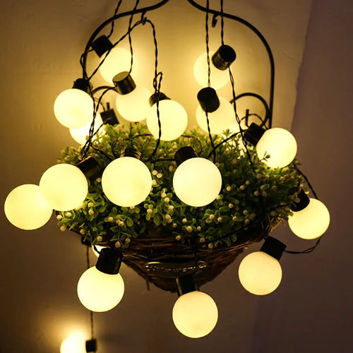guirlande lumineuse led pour décoration extérieure festive - vue 6 sur 8