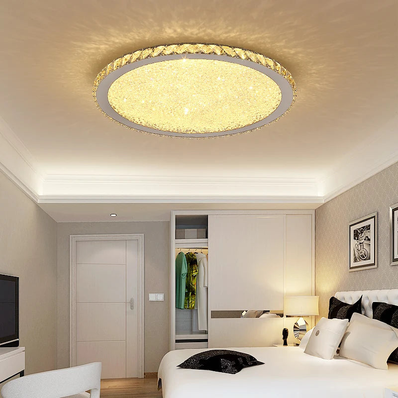 suspension moderne en acier inoxydable avec led et télécommande - vue 6 sur 28