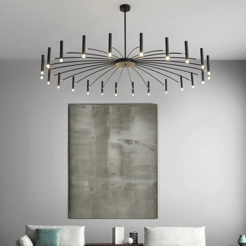 lustre moderne en design nordique pour un éclairage élégant - vue 2 sur 14