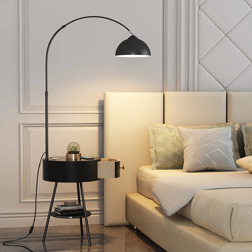 lampadaire haut de gamme avec étagère et livraison gratuite - vue 6 sur 8