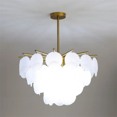 lustre moderne en verre pour un éclairage élégant et raffiné - vue 4 sur 6