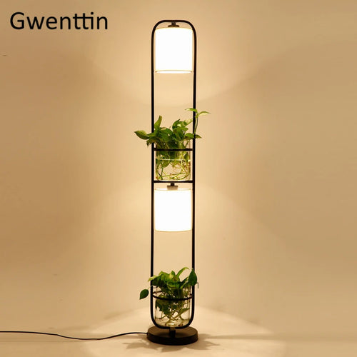 lampadaire moderne à led en verre pour décoration intérieure - vue 2 sur 8
