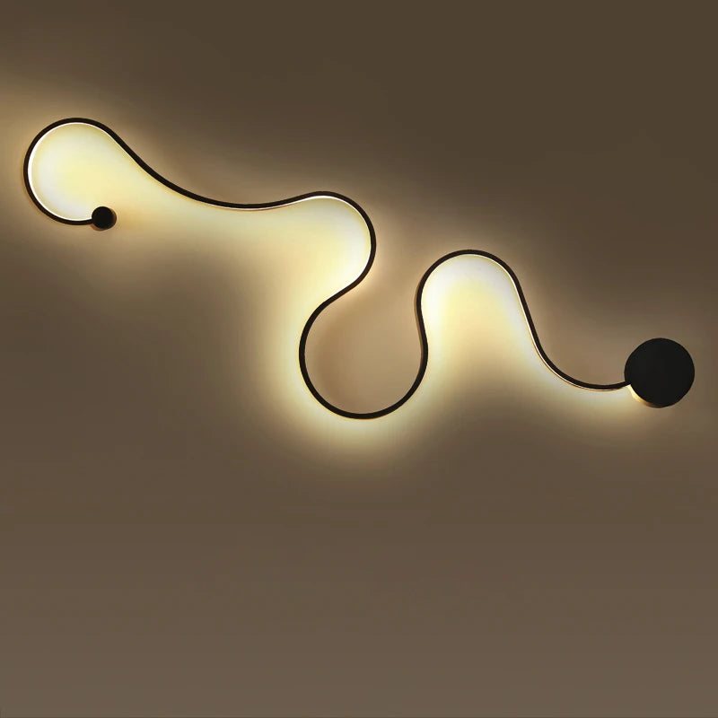 [YGFEEL] Applique murale LED Chambre moderne à côté de la lampe Étude Éclairage de lecture Applique murale Salon Décoration créative Appliques murales - vue 1 sur 14