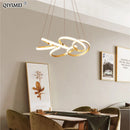 suspension plaqué or avec lumière led pour éclairage intérieur