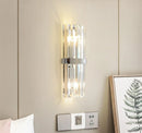 applique murale en cristal de luxe pour décoration intérieure
