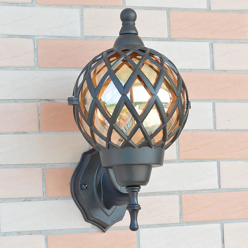 applique extérieure rétro pour jardin et balcon étanche - vue 7 sur 8