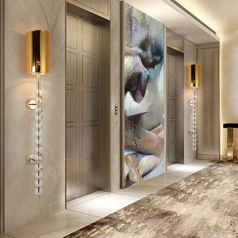 applique murale en cristal style nordique pour décoration intérieure - vue 3 sur 10