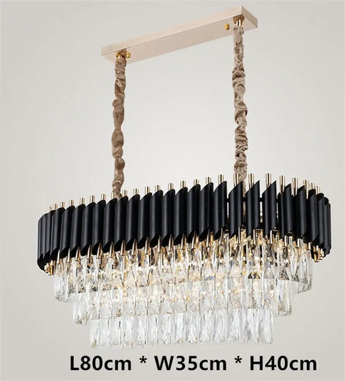 lustre moderne en cristal suspendu pour intérieur élégant - vue 10 sur 9