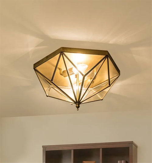plafonnier vintage élégant pour intérieur moderne et chaleureux - vue 3 sur 6