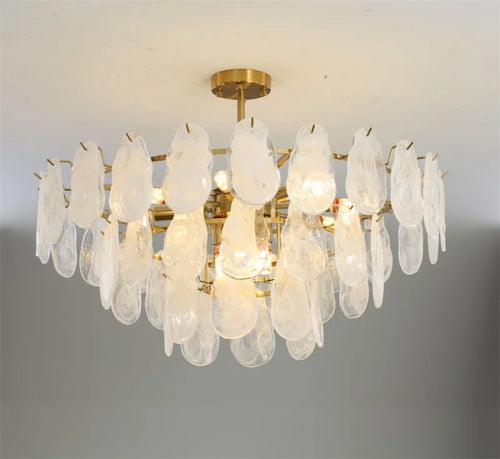 lustre en verre de luxe pour éclairage créatif et décoratif - vue 2 sur 14