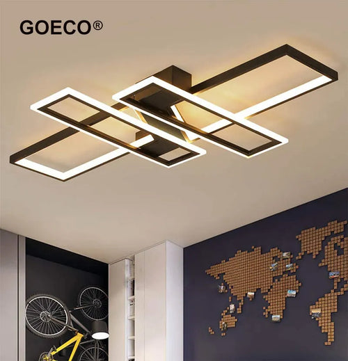 Lampe LED plafonnier salon déco maison éclairage - vue 3 sur 7