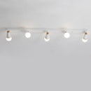 plafonnier led moderne nordique montage en surface fer long