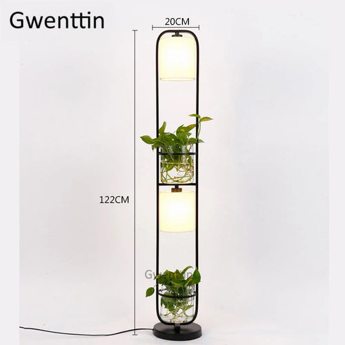 lampadaire moderne à led en verre pour décoration intérieure - vue 7 sur 8