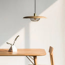 lustre nordique en forme de chapeau de grain de bois