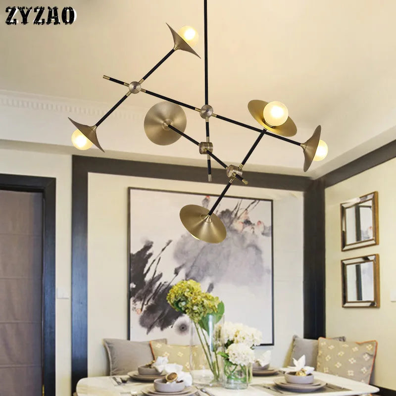 suspension postmoderne nordique design pour éclairage intérieur décoratif - vue 3 sur 10