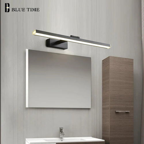 LED miroir lumière moderne applique murale LED lumière pour la maison salle de bain lampe AC90-260V LED luminaire intérieur appliques L120 100 80 60cm - vue 5 sur 6