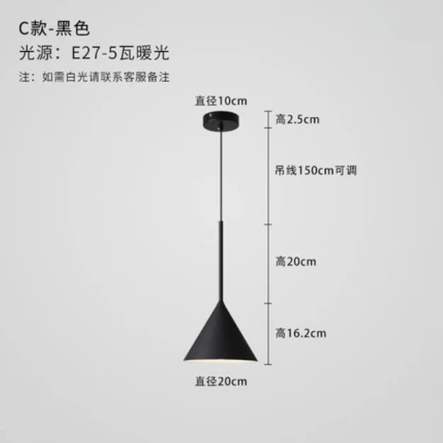 suspension nordique décorative pour éclairage créatif intérieur - vue 9 sur 14