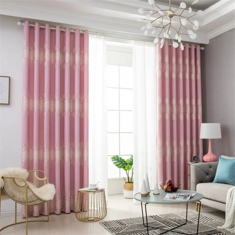 Rideau occultant floral moderne pour chambre ou salon - vue 5 sur 10