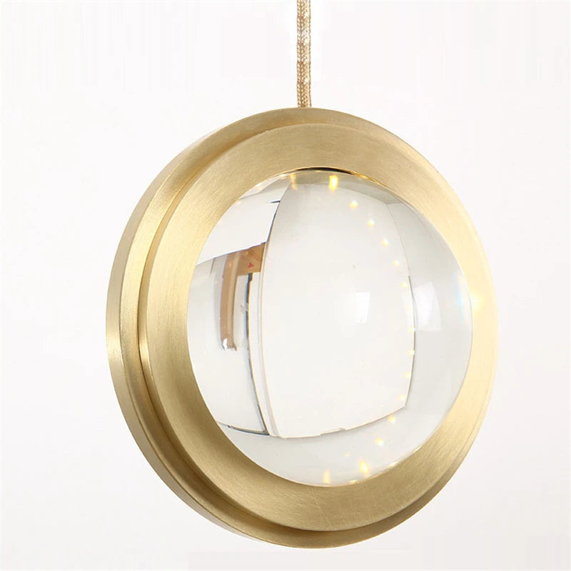 suspension en cristal moderne pour éclairage intérieur luxe - vue 3 sur 12