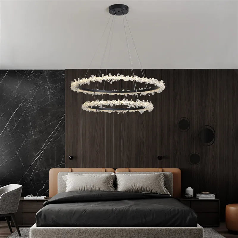 suspension en cristal design nordique pour intérieur moderne - vue 3 sur 21
