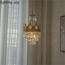 lustre couronne moderne en cristaux luminaire décoratif d'intérieur