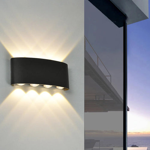 applique murale led étanche pour jardin extérieur et intérieur - vue 5 sur 8