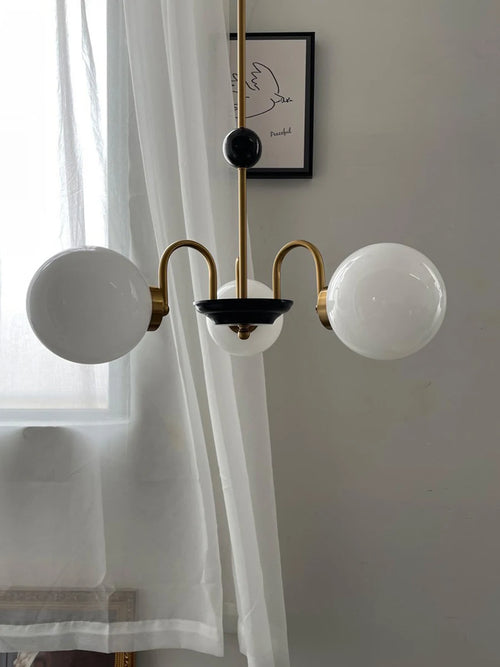 lustre moderne led décoration nordique éclairage intérieur - vue 5 sur 16