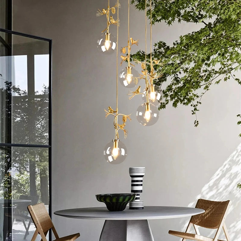 suspension en verre design moderne pour intérieur élégant - vue 4 sur 15